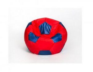 Кресло-мешок Мяч малый красно-синее в Пуровске - purovsk.ok-mebel.com | фото 1