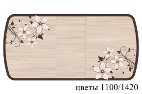 БОСТОН - 3 Стол раздвижной 1100/1420 опоры Триумф в Пуровске - purovsk.ok-mebel.com | фото 68