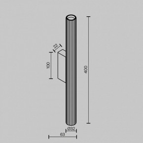 Бра Maytoni Calipso C082WL-12W2.7K-B в Пуровске - purovsk.ok-mebel.com | фото 4
