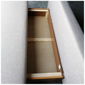 Диван-кровать Комфорт без подлокотников BALTIC AZURE (2 подушки) в Пуровске - purovsk.ok-mebel.com | фото 6