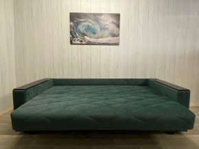 Диван Престиж-15 (НПБ+МДФ) велюр Sensey bottle green в Пуровске - purovsk.ok-mebel.com | фото 4