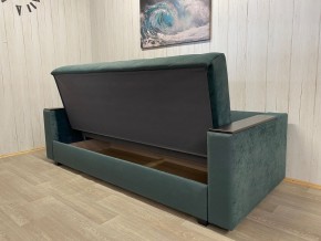Диван Престиж-15 (НПБ+МДФ) велюр Sensey bottle green в Пуровске - purovsk.ok-mebel.com | фото 5
