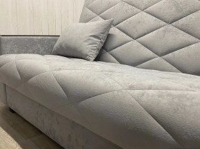 Диван Престиж-15 (НПБ+МДФ) велюр Sensey silver в Пуровске - purovsk.ok-mebel.com | фото 7