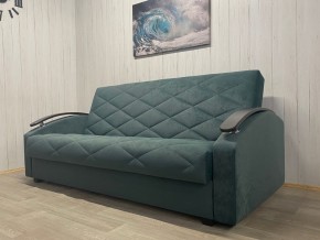 Диван Престиж-16 (НПБ+МДФ) велюр Sensey bottle green в Пуровске - purovsk.ok-mebel.com | фото 4