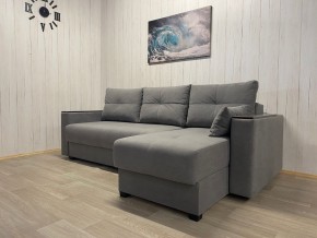 Диван угловой Комфорт-3 (НПБ+МДФ) велюр Galaxy Lite 26 в Пуровске - purovsk.ok-mebel.com | фото 2