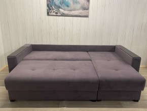 Диван угловой Комфорт-3 (НПБ+МДФ) велюр Monaco 8 в Пуровске - purovsk.ok-mebel.com | фото 4