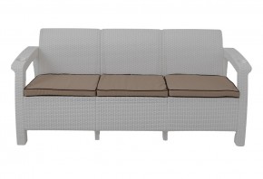 Диван Yalta Premium Sofa 3 Set (Ялта) белый (+подушки под спину) в Пуровске - purovsk.ok-mebel.com | фото 2