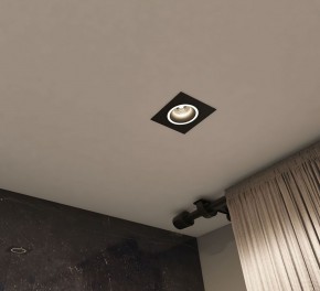 DK2061-BK Встраиваемый светильник IP 20, до 15 Вт, GU10, LED, черный, алюминий в Пуровске - purovsk.ok-mebel.com | фото 4