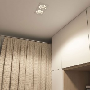 DK2062-WH Встраиваемый светильник, IP 20, до 15 Вт, GU10, LED, белый, алюминий в Пуровске - purovsk.ok-mebel.com | фото 4