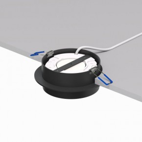 DK2090-BK Встраиваемый светильник FLAT, IP 20, до 15 Вт, GX53, LED, черный, алюминий в Пуровске - purovsk.ok-mebel.com | фото 4