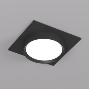 DK2091-BK Встраиваемый светильник FLAT, IP 20, до 15 Вт, GX53, LED, черный, алюминий в Пуровске - purovsk.ok-mebel.com | фото
