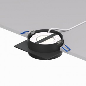 DK2091-BK Встраиваемый светильник FLAT, IP 20, до 15 Вт, GX53, LED, черный, алюминий в Пуровске - purovsk.ok-mebel.com | фото 4