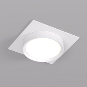 DK2091-WH Встраиваемый светильник FLAT, IP 20, до 15 Вт, GX53, LED, белый, алюминий в Пуровске - purovsk.ok-mebel.com | фото
