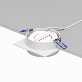 DK2091-WH Встраиваемый светильник FLAT, IP 20, до 15 Вт, GX53, LED, белый, алюминий в Пуровске - purovsk.ok-mebel.com | фото 4