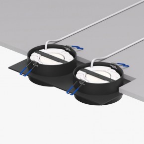DK2092-BK Встраиваемый светильник FLAT, IP 20, до 15 Вт, GX53, LED, черный, алюминий в Пуровске - purovsk.ok-mebel.com | фото 2