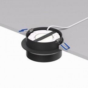 DK2100-BK Встраиваемый светильник NIKO, IP 20, до 15 Вт, GX53, LED, черный, акрил, алюминий в Пуровске - purovsk.ok-mebel.com | фото 4