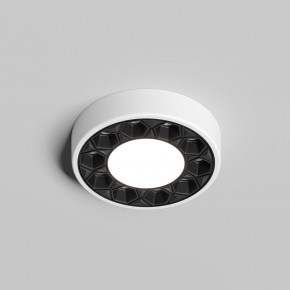 DK2440-WB Встраиваемый светильник DUAL 5+5 Вт, LED 4000K, IP 20, d90mm, белый/черный, алюминий/акрил в Пуровске - purovsk.ok-mebel.com | фото 2