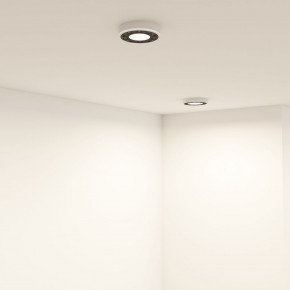 DK2440-WB Встраиваемый светильник DUAL 5+5 Вт, LED 4000K, IP 20, d90mm, белый/черный, алюминий/акрил в Пуровске - purovsk.ok-mebel.com | фото 6