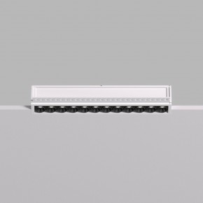 DK2532-WB Встраиваемый светильник SPACE со светодиодом под шпатлевку L240mm 220V 20W 38° 4000К IP20 белый/черный алюминий в Пуровске - purovsk.ok-mebel.com | фото 3