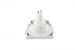 DK3014-WH Встраиваемый светильник влагозащ., IP 44, 50 Вт, GU10, белый, алюминий в Пуровске - purovsk.ok-mebel.com | фото 5