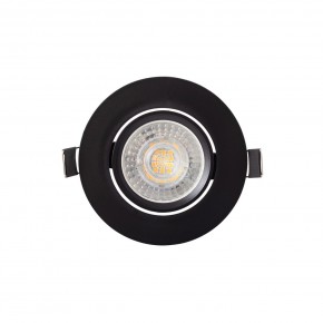 DK3020-BK Встраиваемый светильник, IP 20, 10 Вт, GU5.3, LED, черный, пластик в Пуровске - purovsk.ok-mebel.com | фото