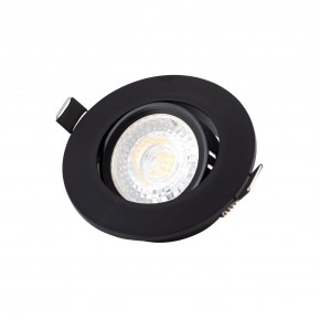 DK3020-BK Встраиваемый светильник, IP 20, 10 Вт, GU5.3, LED, черный, пластик в Пуровске - purovsk.ok-mebel.com | фото 2