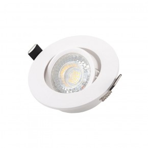 DK3020-WH Встраиваемый светильник, IP 20, 10 Вт, GU5.3, LED, белый, пластик в Пуровске - purovsk.ok-mebel.com | фото 3