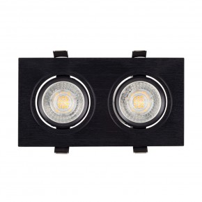 DK3022-BK Встраиваемый светильник, IP 20, 10 Вт, GU5.3, LED, черный, пластик в Пуровске - purovsk.ok-mebel.com | фото 2
