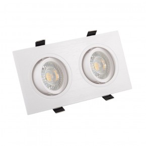 DK3022-WH Встраиваемый светильник, IP 20, 10 Вт, GU5.3, LED, белый, пластик в Пуровске - purovsk.ok-mebel.com | фото 3