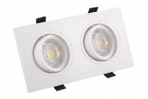 DK3022-WH Встраиваемый светильник, IP 20, 10 Вт, GU5.3, LED, белый, пластик в Пуровске - purovsk.ok-mebel.com | фото
