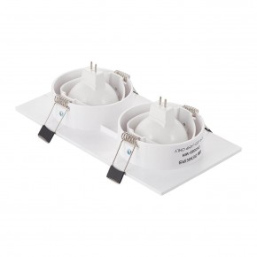DK3022-WH Встраиваемый светильник, IP 20, 10 Вт, GU5.3, LED, белый, пластик в Пуровске - purovsk.ok-mebel.com | фото 3