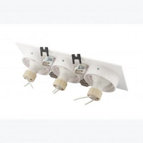 DK3023-WH Встраиваемый светильник, IP 20, 10 Вт, GU5.3, LED, белый, пластик в Пуровске - purovsk.ok-mebel.com | фото 4