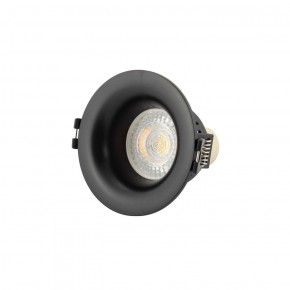 DK3024-BK Встраиваемый светильник, IP 20, 10 Вт, GU5.3, LED, черный, пластик в Пуровске - purovsk.ok-mebel.com | фото