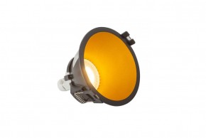 DK3026-BG Встраиваемый светильник, IP 20, 10 Вт, GU5.3, LED, черный/золотой, пластик в Пуровске - purovsk.ok-mebel.com | фото 3