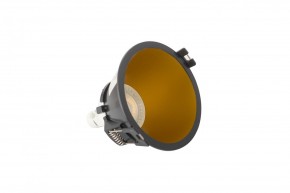DK3026-BG Встраиваемый светильник, IP 20, 10 Вт, GU5.3, LED, черный/золотой, пластик в Пуровске - purovsk.ok-mebel.com | фото 4