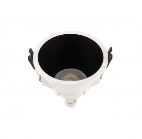 DK3026-WB Встраиваемый светильник, IP 20, 10 Вт, GU5.3, LED, белый/черный, пластик в Пуровске - purovsk.ok-mebel.com | фото 2