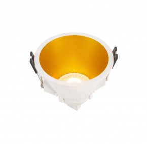DK3026-WG Встраиваемый светильник, IP 20, 10 Вт, GU5.3, LED, белый/золотой, пластик в Пуровске - purovsk.ok-mebel.com | фото 4
