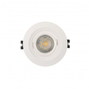 DK3029-WH Встраиваемый светильник, IP 20, 10 Вт, GU5.3, LED, белый, пластик в Пуровске - purovsk.ok-mebel.com | фото