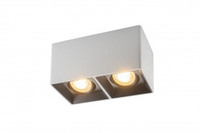 DK3035-WB Светильник накладной IP 20, 10 Вт, GU5.3, LED, белый/черный, пластик в Пуровске - purovsk.ok-mebel.com | фото