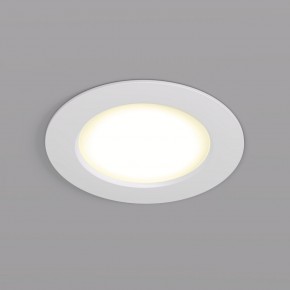 DK3046-WH Встраиваемый светильник, IP 20, 5Вт, LED, белый, пластик в Пуровске - purovsk.ok-mebel.com | фото