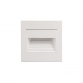 DK3050-WH Светильник встраиваемый в стену, IP 20, LED 3000, 1 Вт, белый, пластик в Пуровске - purovsk.ok-mebel.com | фото 3