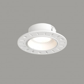 DK3055-WH Встраиваемый светильник, IP 20, 10 Вт, GU5.3, LED, белый, пластик в Пуровске - purovsk.ok-mebel.com | фото