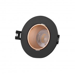 DK3061-BBR Встраиваемый светильник, IP 20, 10 Вт, GU5.3, LED, черный/бронзовый, пластик в Пуровске - purovsk.ok-mebel.com | фото