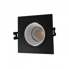DK3071-BK+WH Встраиваемый светильник, IP 20, 10 Вт, GU5.3, LED, черный/белый, пластик в Пуровске - purovsk.ok-mebel.com | фото