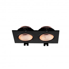 DK3072-BBR Встраиваемый светильник, IP 20, 10 Вт, GU5.3, LED, черный/бронзовый, пластик в Пуровске - purovsk.ok-mebel.com | фото 2