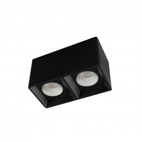 DK3085-BK+CH Светильник накладной IP 20, 10 Вт, GU5.3, LED, черный/хром, пластик в Пуровске - purovsk.ok-mebel.com | фото