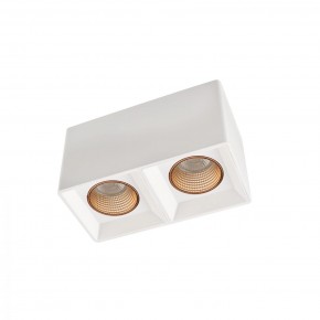 DK3085-WH+BR Светильник накладной IP 20, 10 Вт, GU5.3, LED, белый/бронзовый, пластик в Пуровске - purovsk.ok-mebel.com | фото
