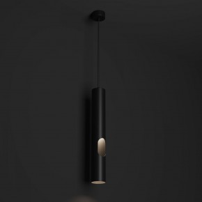DK4045-BK Подвесной светильник, с декоративным вырезом, IP 20, до 15 Вт, LED, GU10, черный, алюминий в Пуровске - purovsk.ok-mebel.com | фото 2