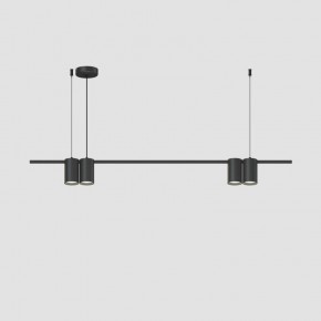 DK4061-BK Подвесной светильник ORBIT, IP20, 4xGU10 LED до 15 Вт, черный матовый, алюминий в Пуровске - purovsk.ok-mebel.com | фото