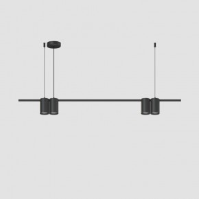 DK4061-BK Подвесной светильник ORBIT, IP20, 4xGU10 LED до 15 Вт, черный матовый, алюминий в Пуровске - purovsk.ok-mebel.com | фото 2